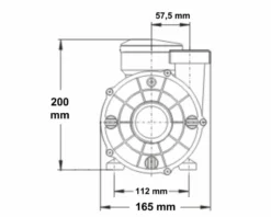 LX WTC 50M Spa Circulatiepomp 0,33 PK 16 LX WTC 50M Spa Circulatiepomp 0,33 PK -Bestway Winkel 1808.3 1