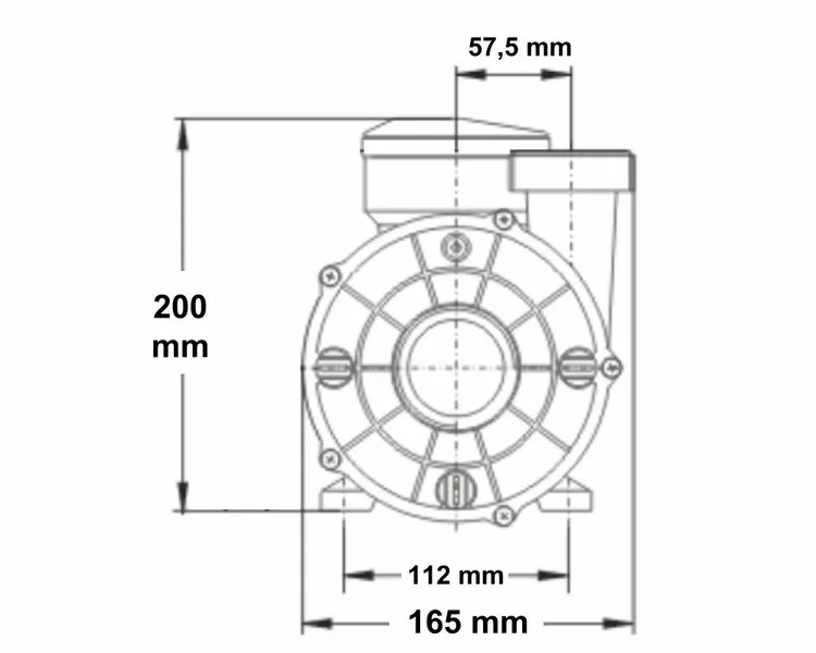 LX WTC 50M Spa Circulatiepomp 0,33 PK 8 LX WTC 50M Spa Circulatiepomp 0,33 PK - Afbeelding 8