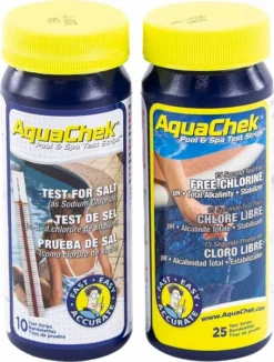 AquaChek Teststrips + Teststrips Voor Zoutwaterzwembaden