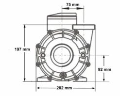 LX WP200 Spa Massagepomp 2 PK - 2 Speed -Bestway Winkel 3770.3