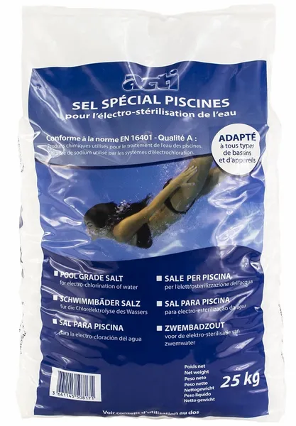 ActiSalt Zwembadzout - 25 Kg 2 ActiSalt Zwembadzout - 25 Kg - Afbeelding 2