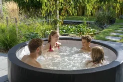 EXIT TOYS EXIT Leather Premium Opbouw Spa - 4-6 Persoons -Bestway Winkel exit leather premium 6 opblaasbare spa sfeer tuin 2