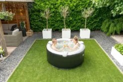 EXIT TOYS EXIT Silver Classic Opblaasbare Spa - 3 Persoons -Bestway Winkel exit silver classic opblaasbare spa 3 persoons in tuin sfeer boven
