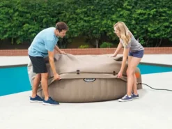 Intex Pure Spa Isolerende Beschermhoes - Ø 196 Cm -Bestway Winkel intex afdekhoes3