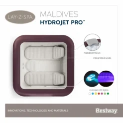 Bestway Lay-Z Spa Maldives HydroJet Pro Opblaasbare Spa - 7 Persoons -Bestway Winkel maldives spa