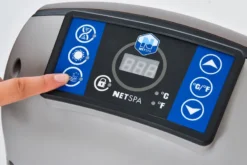 NetSpa Caïman Opblaasbare Spa - 4 Persoons -Bestway Winkel netspa ca man opblaasbare jacuzzi 4 persoons